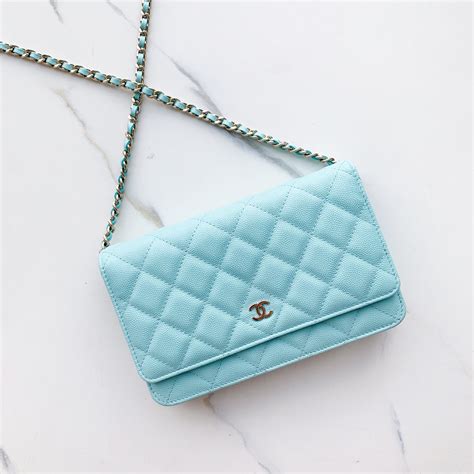 chanel tiffany blue wallet|genuine Chanel wallet.